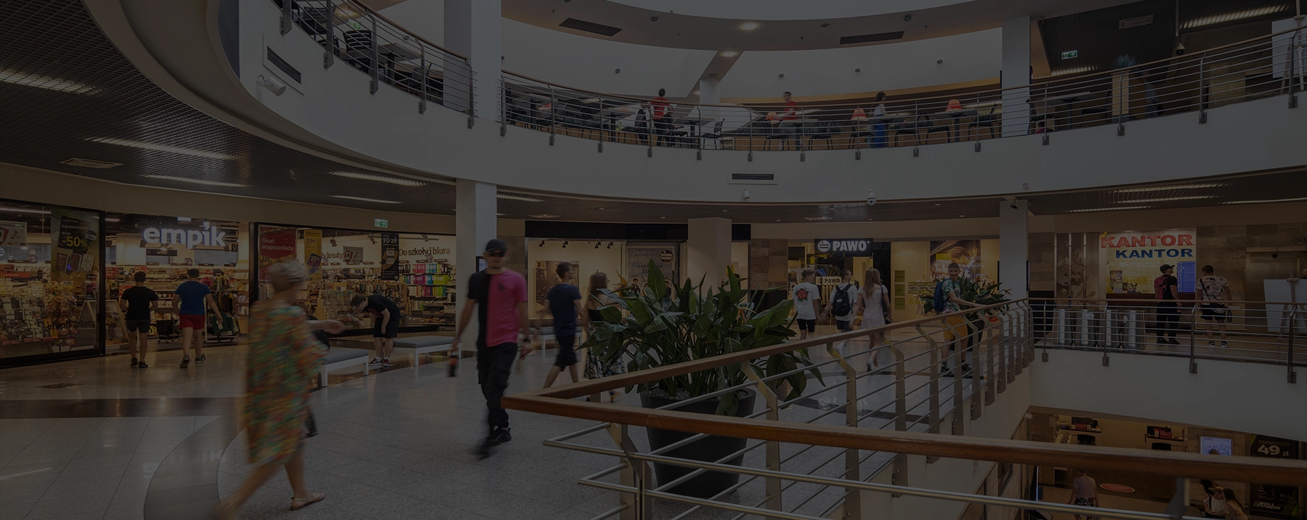 pasaż galerii tęcza