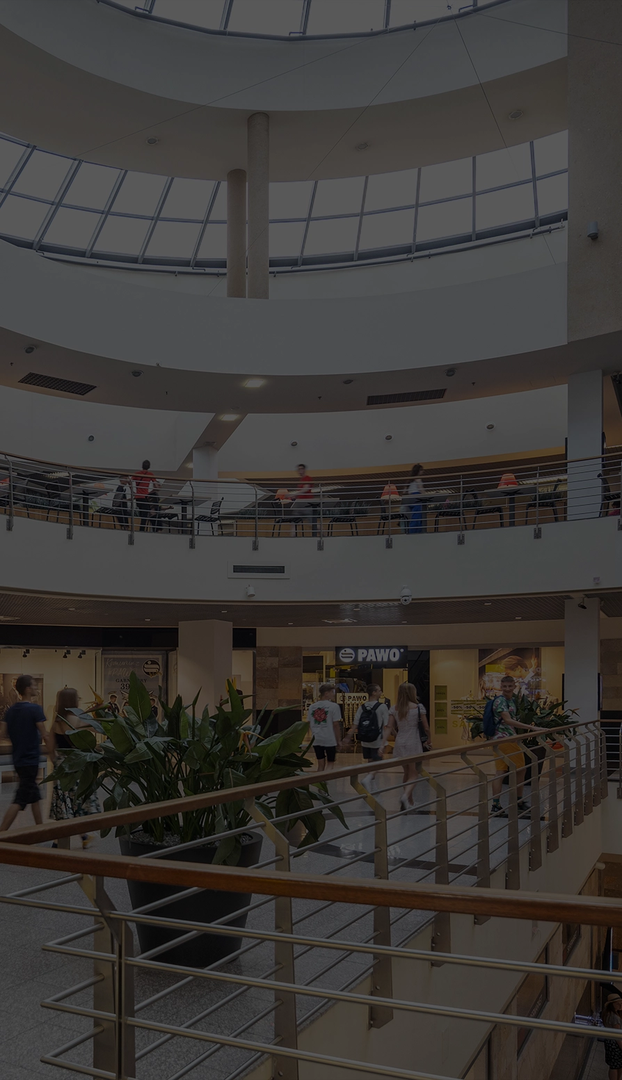 pasaż galerii tęcza