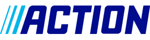 Zdjęcie przedstawia logotyp firmy Action