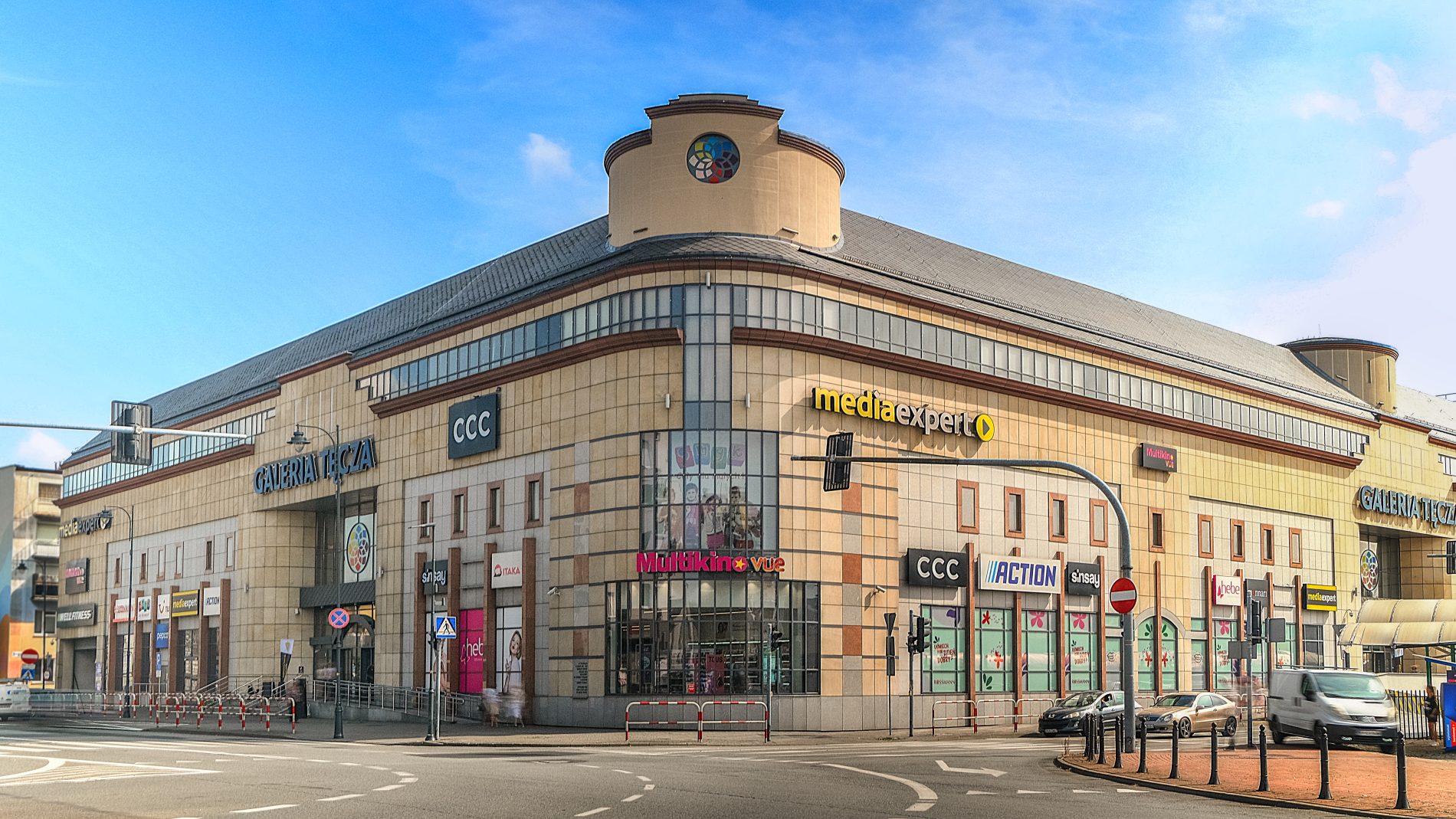 Galeria Tęcza - front budynku