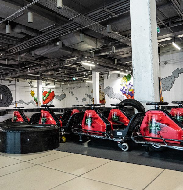 crazy carts w galerii tęcza