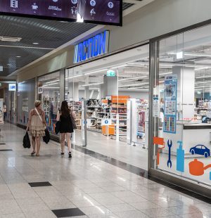 sklep action w galerii tęcza kalisz