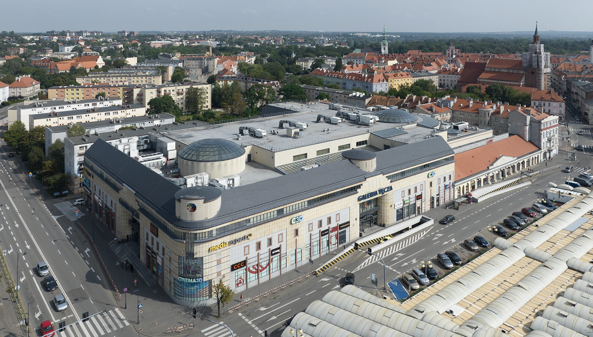 galeria tęcza z lotu ptaka