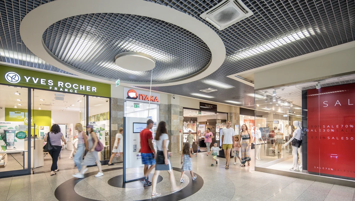 pasaż galerii tęcza