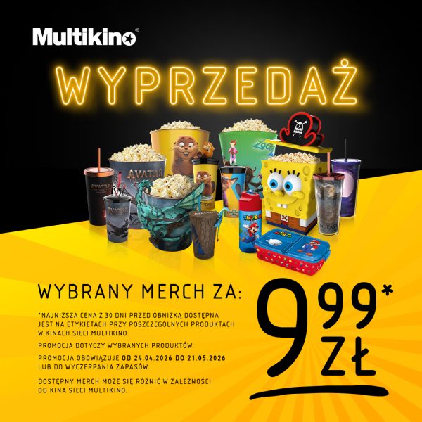 wyprzedaż merchu multikino