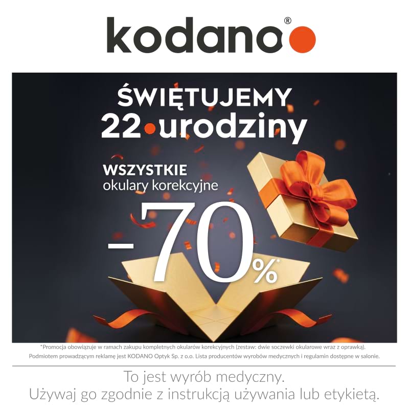 22 urodziny kodano optyk promocja