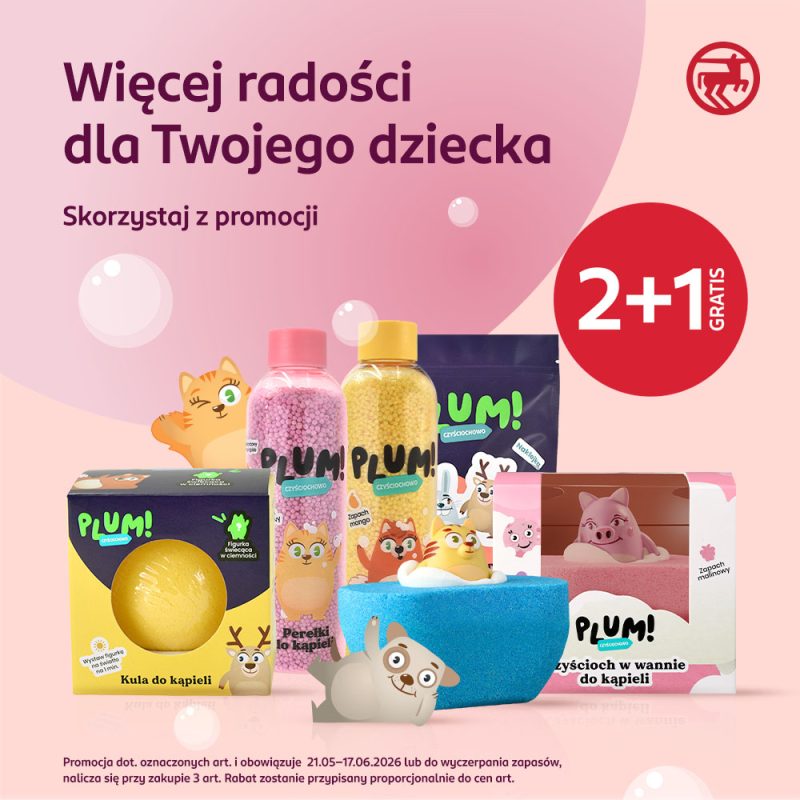 PLUM! Czyściochowo 2+1 gratis Rossman