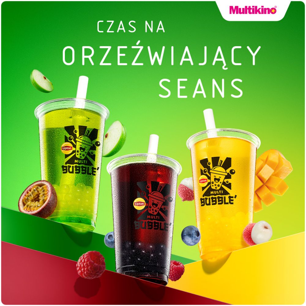 multikino nowe smaki multi bubble galeria tęcza
