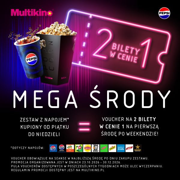 multikino mega środa promocja galeria tęcza