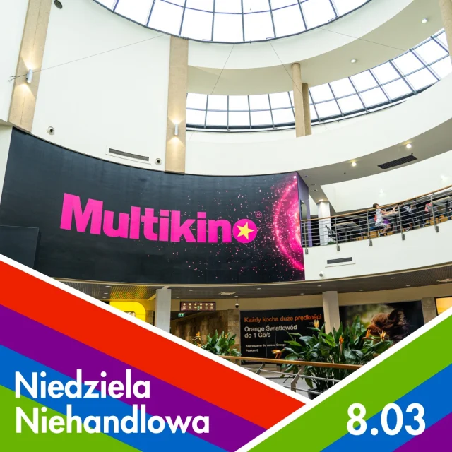 🤍 8 marca to niedziela bez handlu, w naszym centrum czynne są:
🎥 @multikino_polska - zgodnie z repertuarem
🏋 @wellfitnesspolska - całą dobę / 7 dni w tygodniu
🚗@crazycarts.pl i @crazyticketkalisz 
Na zakupy zapraszamy od poniedziałku! 🤍🛒