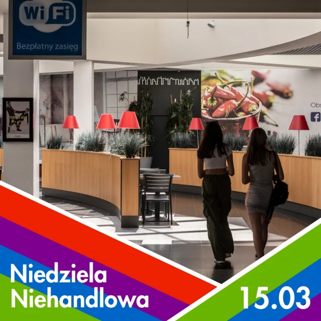 🤍 15 marca to niedziela bez handlu, w naszym centrum czynne są:
🎥 @multikino_polska - zgodnie z repertuarem
🏋 @wellfitnesspolska - całą dobę / 7 dni w tygodniu
🚗 @crazycarts.pl i @crazyticketkalisz 
Na zakupy zapraszamy od poniedziałku! 🤍🛒